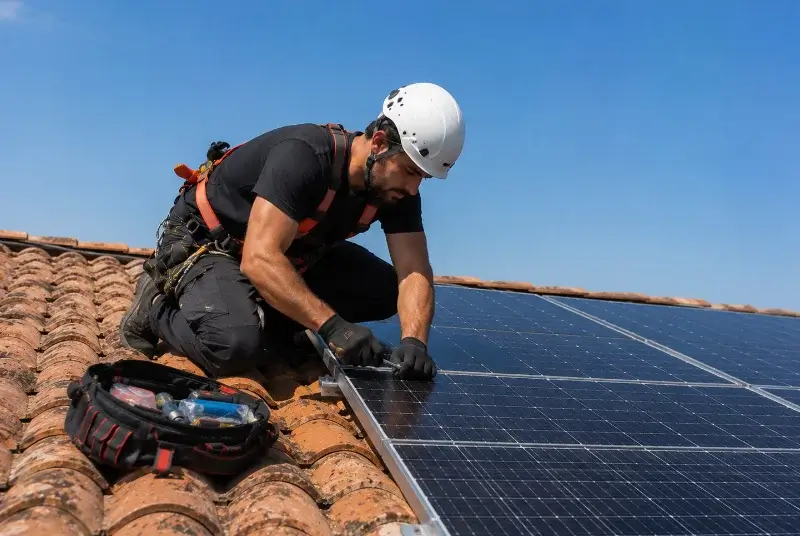Maintenance et monitoring de panneaux solaires à Colleret